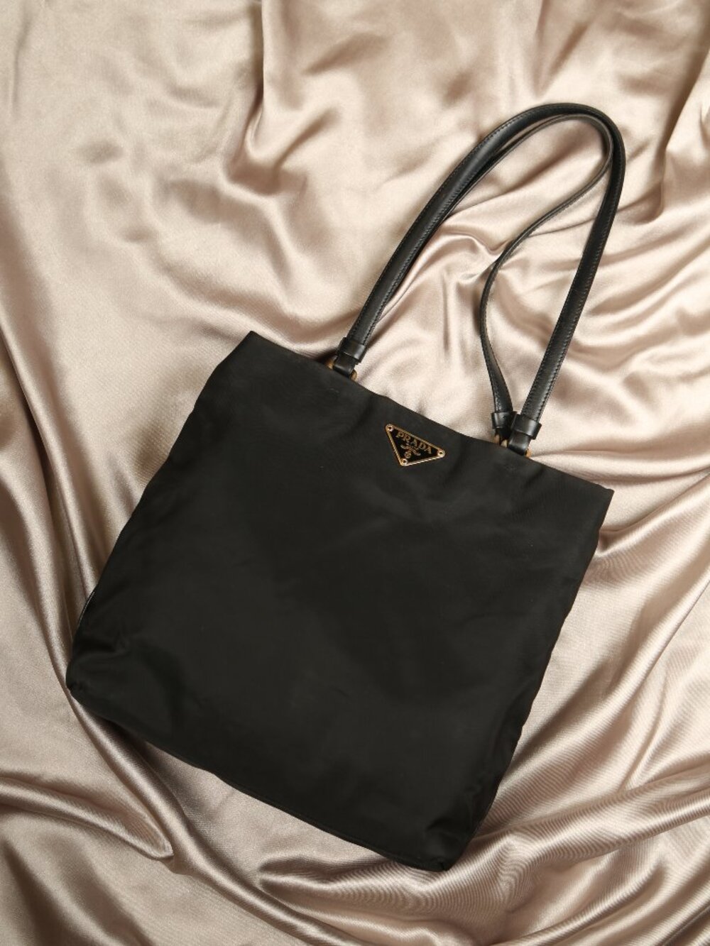 PRADA Nylon Tote Shoulder Bag